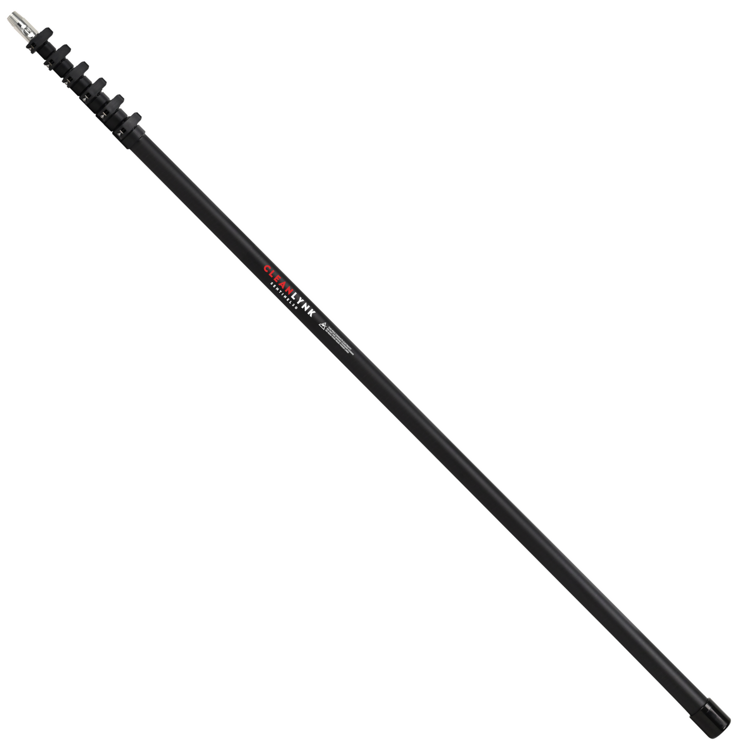 CleanLynk Sentinel30 Woven Carbon Fibre (24T) Water Fed Pole 30FT image 0