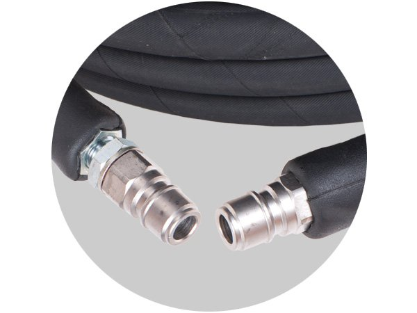 20M 3/8" 2W High Pressure Hose 350 BAR MAXI QR M x MAXI QR M image 0