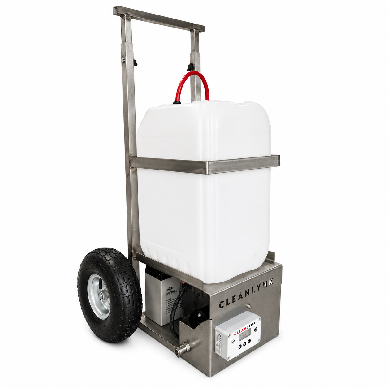 Cleanlynk Ranger X Stainless Steel 25L Water Fed Pole Window Cleaning Trolley System