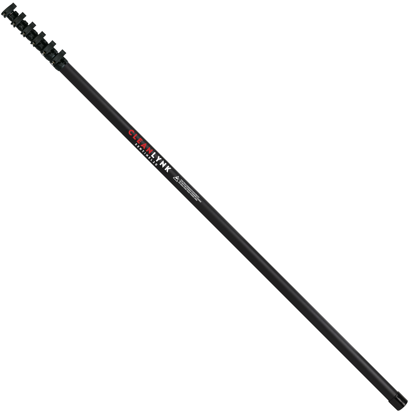 CleanLynk Sentinel30 V2 24T Anti Spin Carbon Fibre Water Fed Pole 30FT