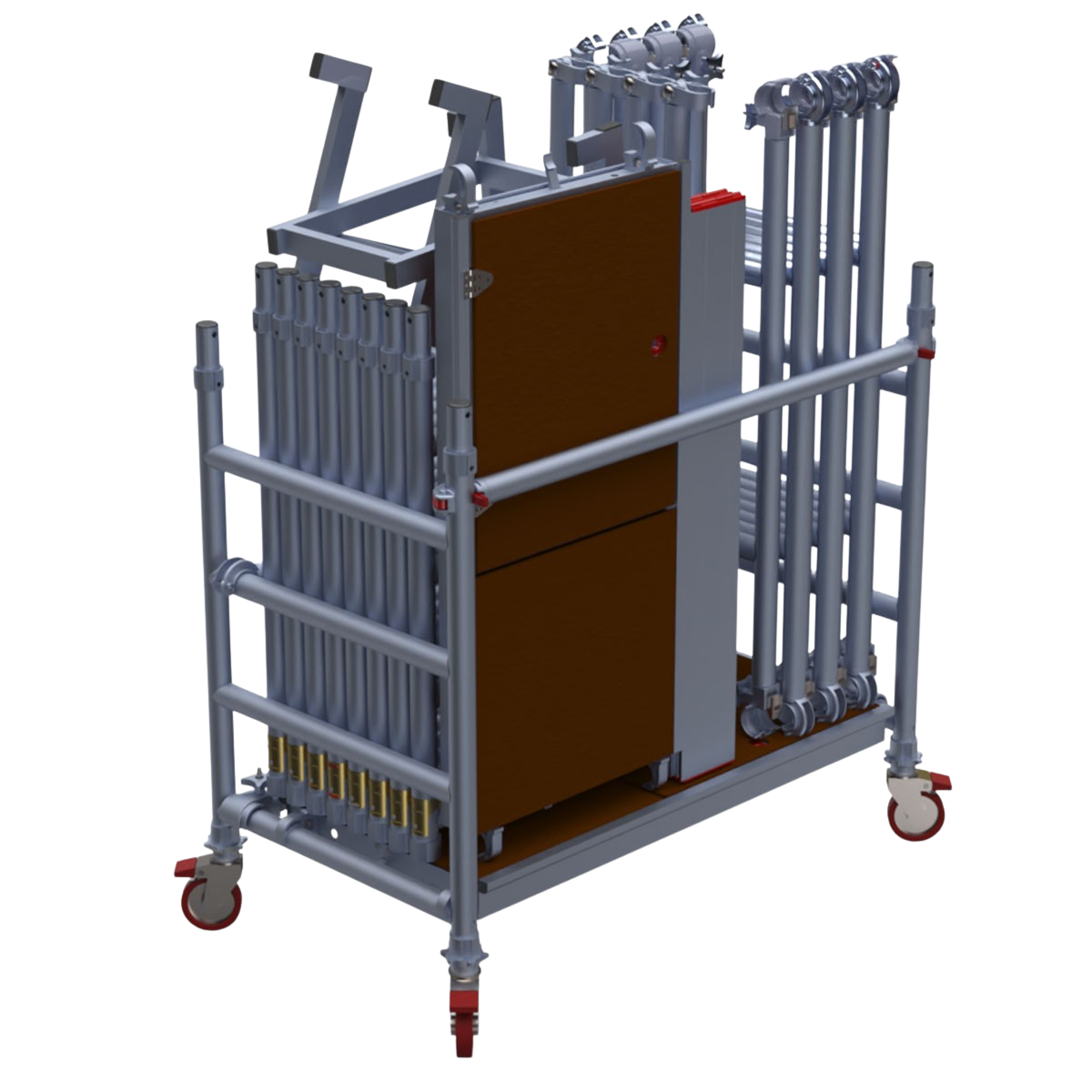 UTS One-Man Mobile Access Scaffold Tower 4.2M Platform Height (6.2M Working Height)