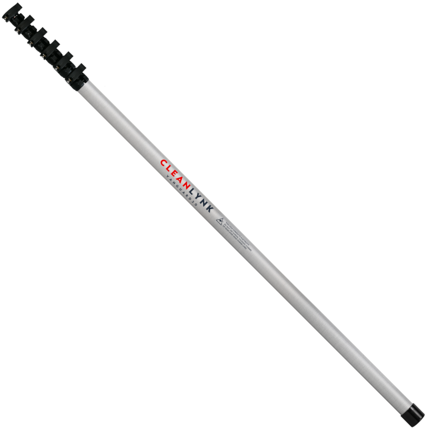 CleanLynk Vanguard30 V2 Ultra High Mod Anti Spin Carbon Fibre Water Fed Pole 30FT