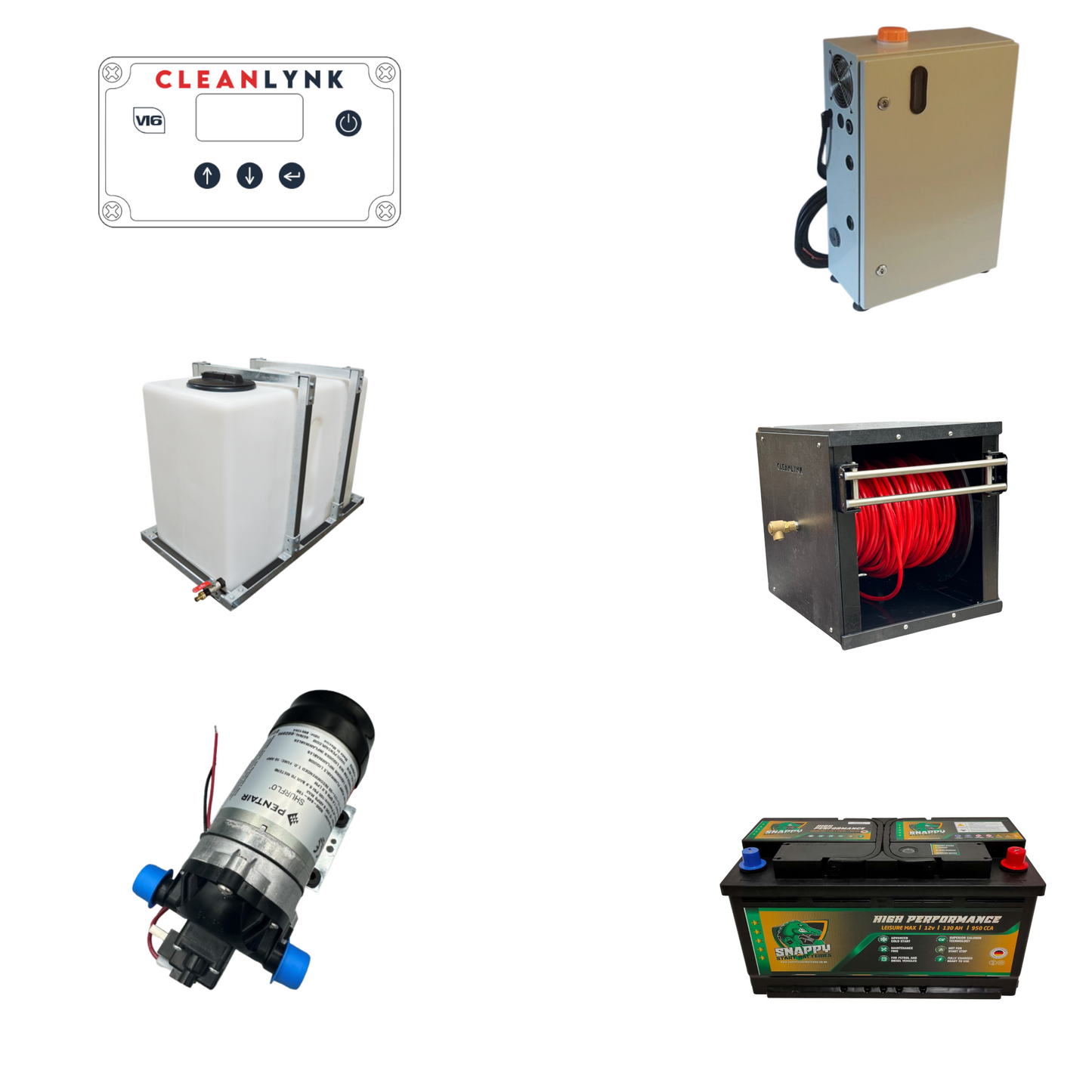 500L Single Operator Van Mounted Water Fed Pole Hot Water Window Cleaning System