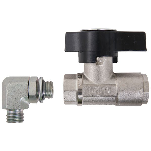 Easy Prime Ball Valve Kit with Elbow 3/8"