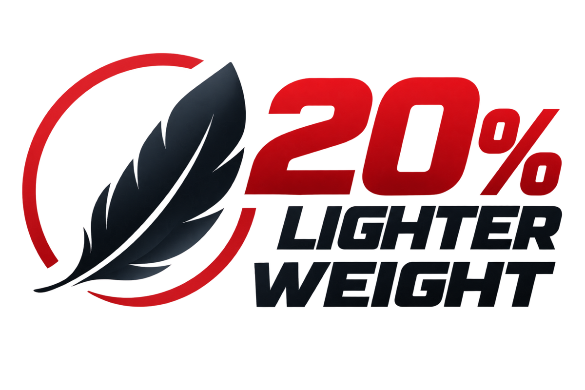 Lighter at height, easier all day