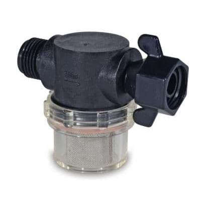 Shurflo 1/2" Threaded Strainer with Swivel Hex Wing Nut