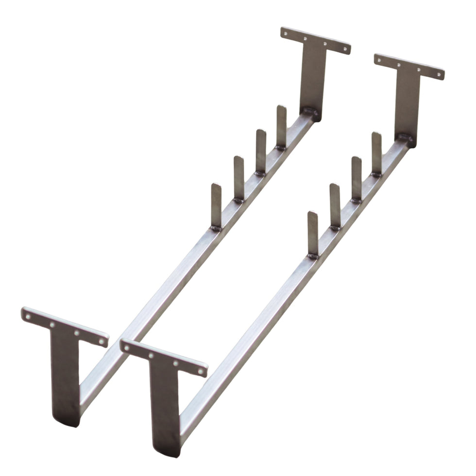 Stainless Steel Water Fed Pole & A-Frame Ladder Storage Rack (Pair)