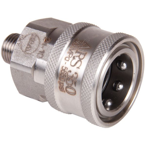MAXI Stainless Steel Quick Release Coupling 1/4" BSP Male image 0