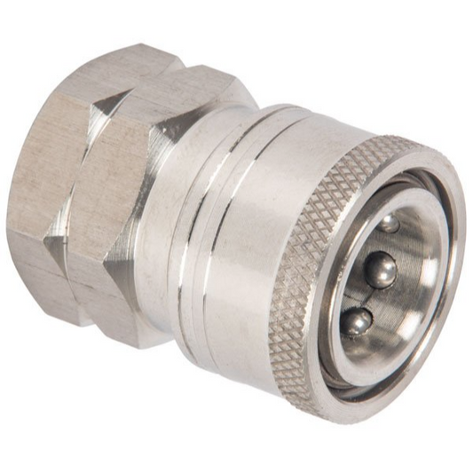 MIDI Stainless Steel Quick Release Coupling 3/8" NPT Female image 0