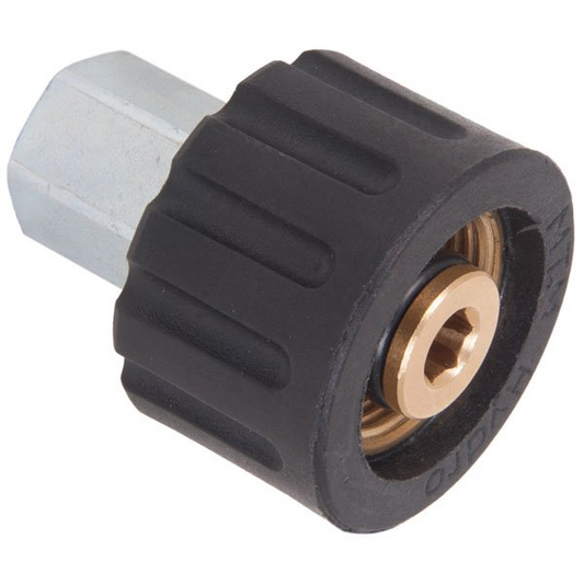 M22 F x 1/4" BSP F Screw Coupler image 0