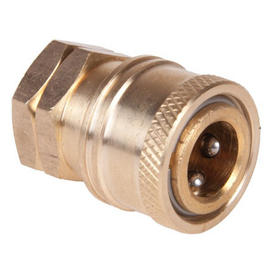 MINI Brass Quick Release Coupling 1/4" NPT Female image 0