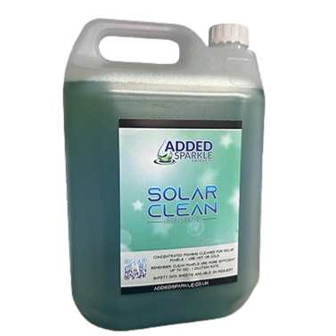 Added Sparkle Solar Clean Solar Panel Cleaning Chemical - 5L image 0