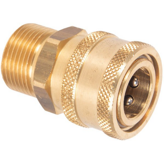 MIDI Brass Quick Release Coupling M22 Male image 0