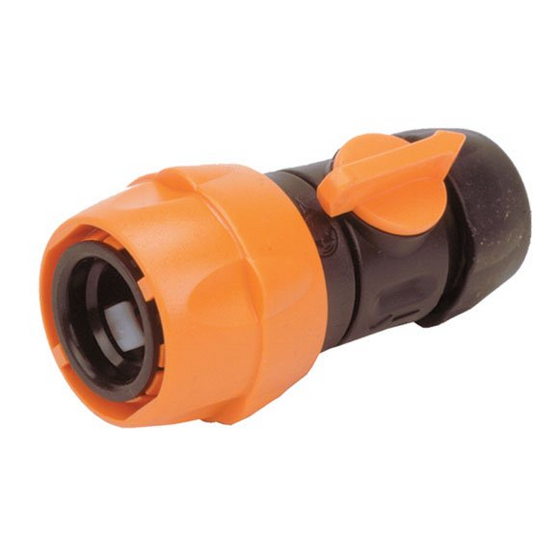 3/4" Garden Hose Quick Release Coupler with Tap
