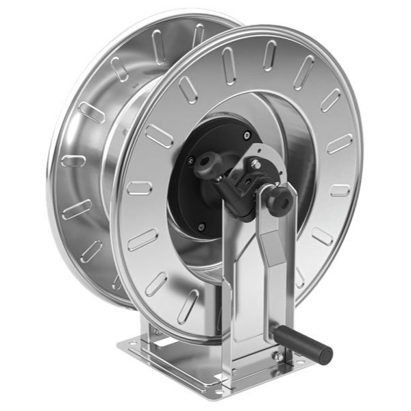 Faicom 20M 3/4" Hose Stainless Steel Manual Hose Reel 20 BAR image 0