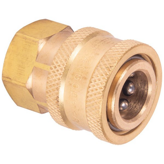 MINI Brass Quick Release Coupling 1/4" BSP Female image 0