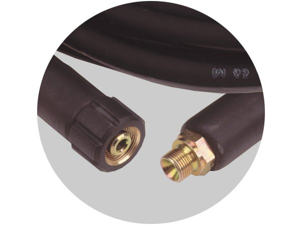 10M 3/8" 2W High Pressure Hose 400 BAR M22 F x 3/8" BSP M image 0