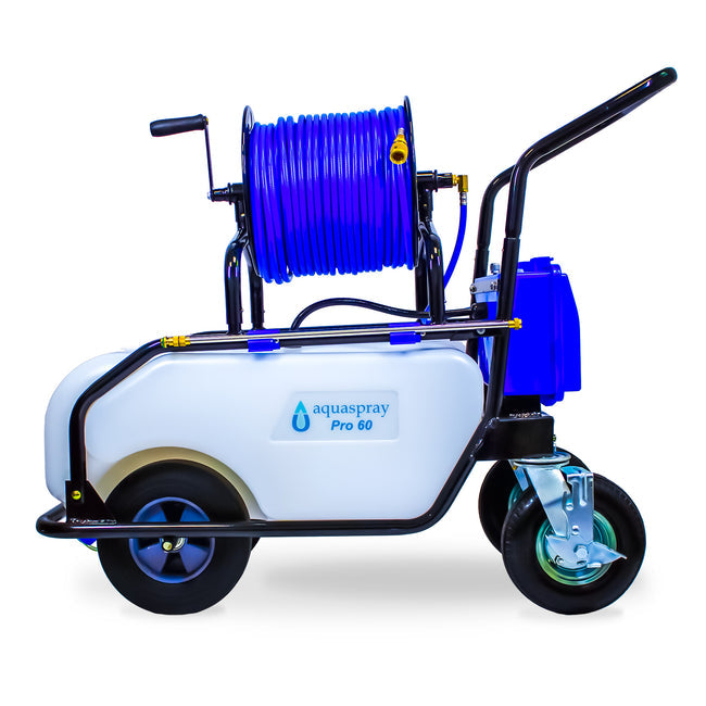 Aquaspray 60L Water Fed Pole Window Cleaning Trolley System