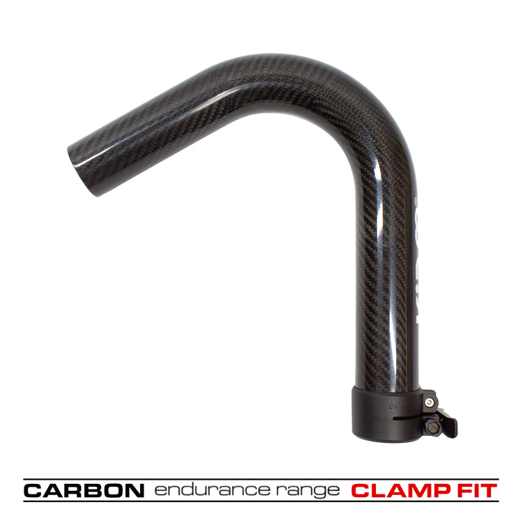 135 Degree 51MM Clamped Carbon Fibre Swan Neck