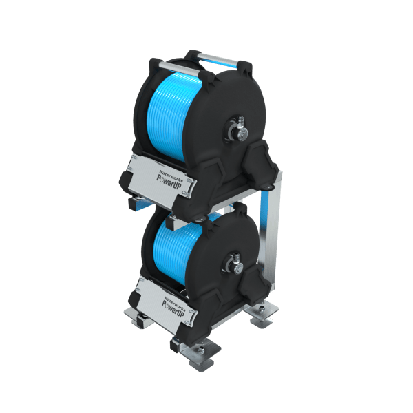 Waterworks PowerUP HD Stainless Steel Double Reel Stacking Frame