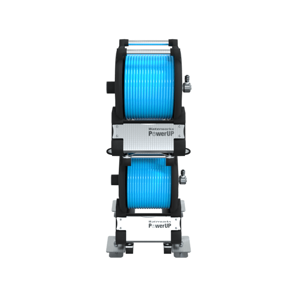 Waterworks PowerUP HD Stainless Steel Double Reel Stacking Frame