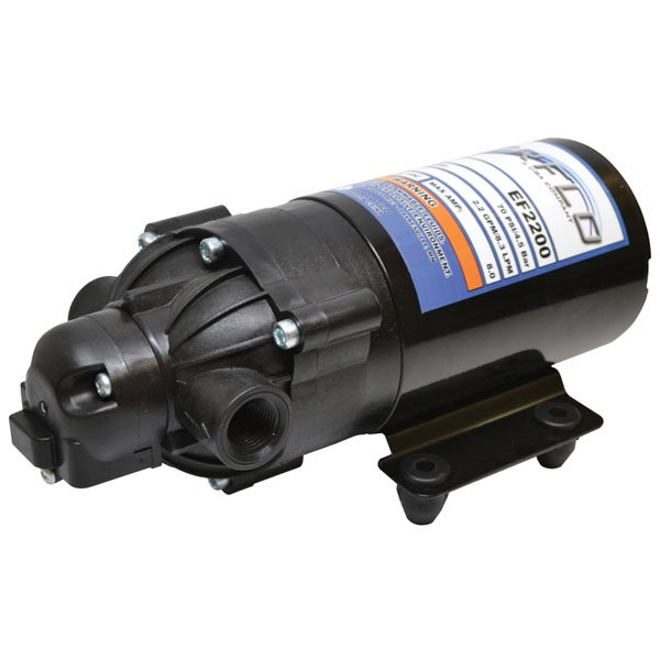 Everflo EF2200 12V 8.3 LPM 70 PSI Chemical Resistant Pump