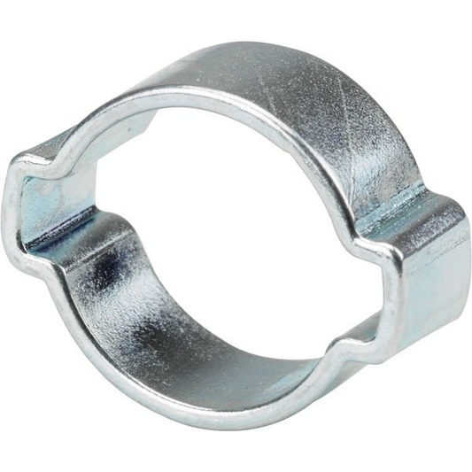 Omega O Zinc Plated Double Ear Hose Clip 11MM - 13MM