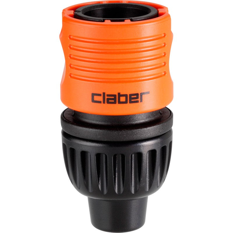 Claber Aquastop (Valved) Hozelock Connector for 6MM/8MM Minibore and Microbore Hose