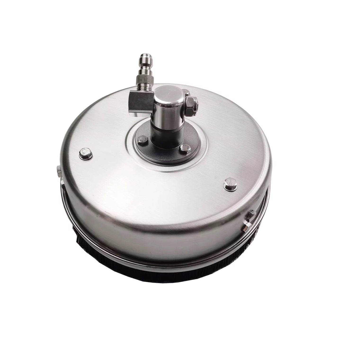 Cleanlynk Trident8 8” Stainless Steel Flat Surface Cleaner with Mini Quick Release