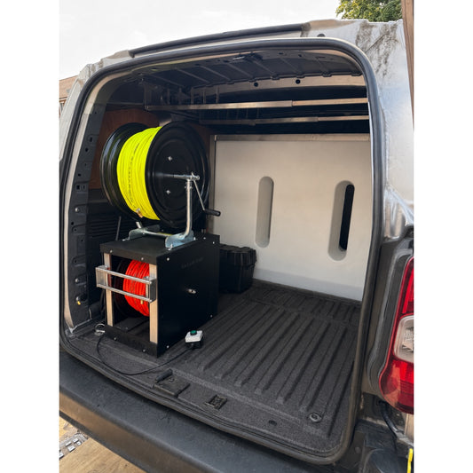Cleanlynk FOUNDATION 350L Dual Operator Van Mounted Water Fed Pole Window Cleaning System