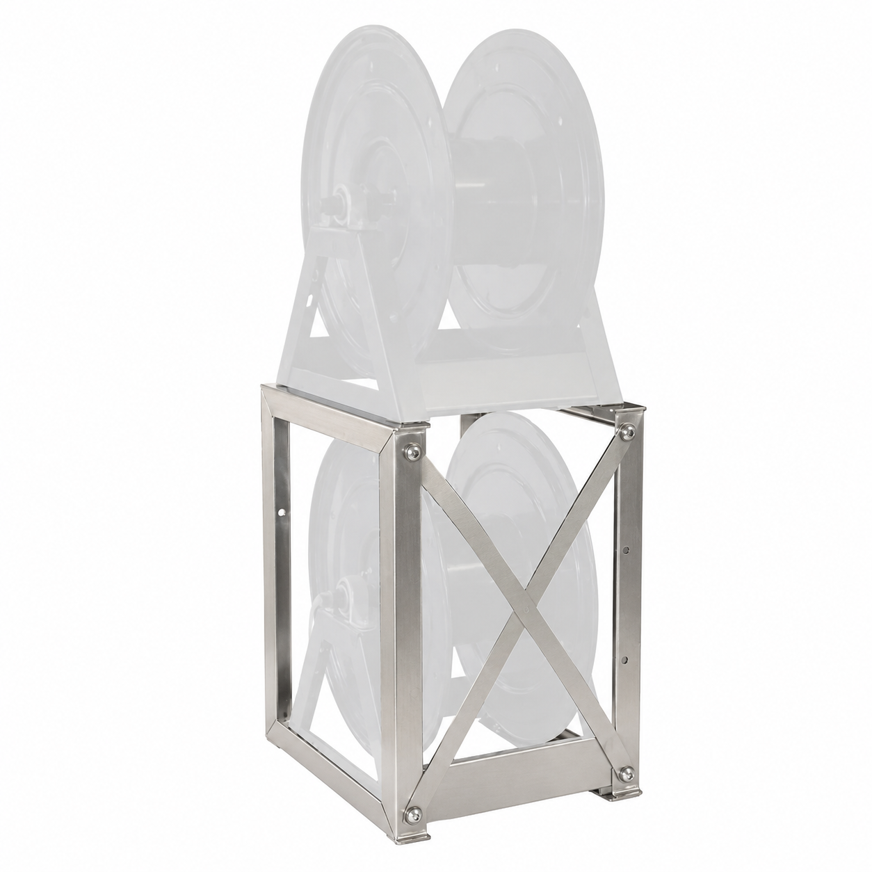 Cleanlynk Commander Stainless Steel Double Stack Frame (Flat Pack)