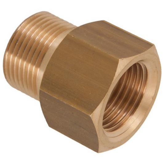 M22 M x 1/2" BSP F Adaptor