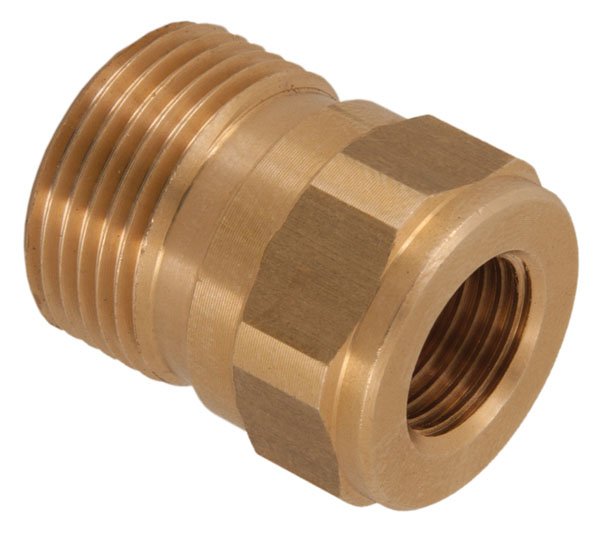 M22 M x 1/4" BSP F Adaptor