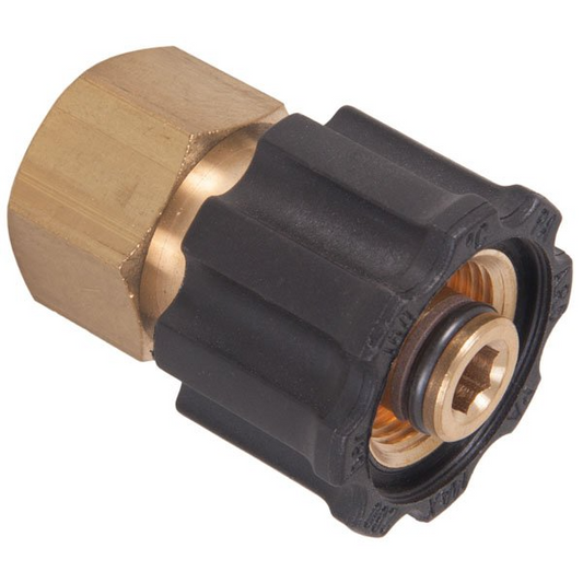M22 F x 1/2" BSP F Screw Coupler