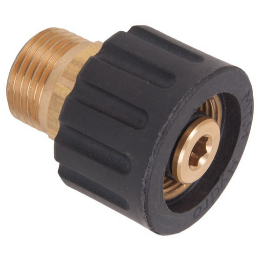 M22 F x 1/2" BSP M Screw Coupler