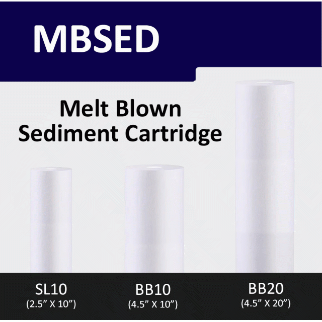 Melt Blown 5 Micron Sediment Pre-Filter Cartridge