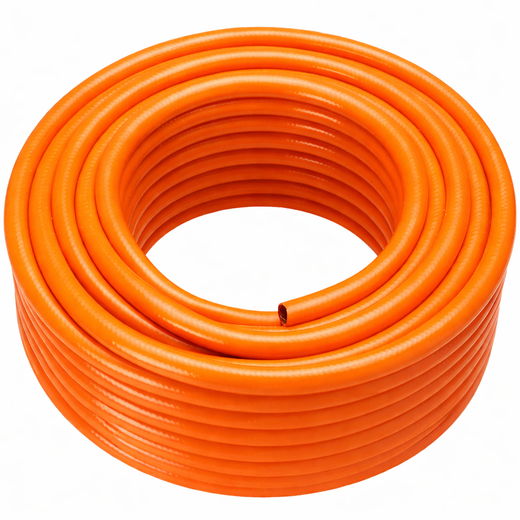 Orange Microbore 6MM Window Cleaning Reel Hose 100M