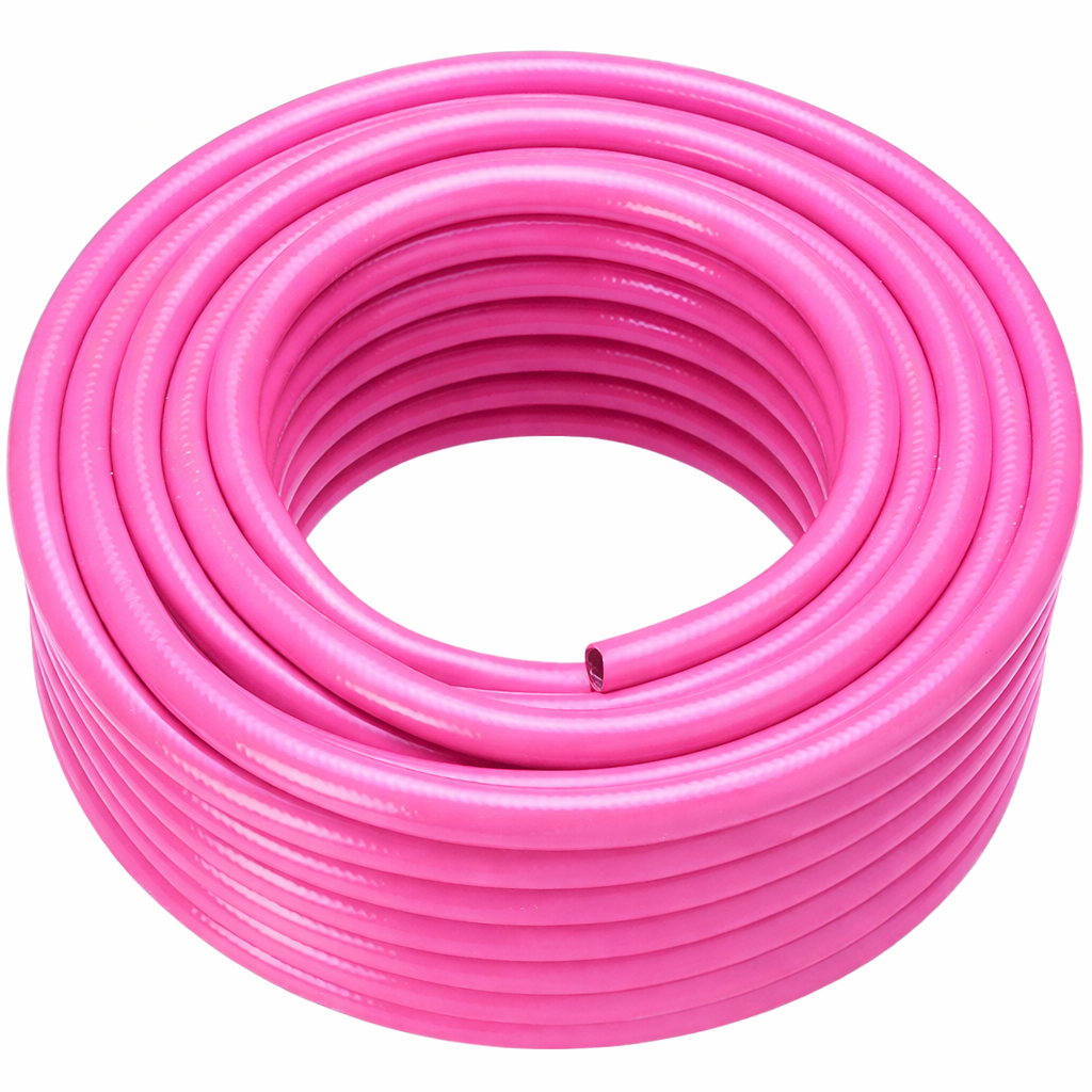 Pink Microbore 6MM Window Cleaning Reel Hose 100M