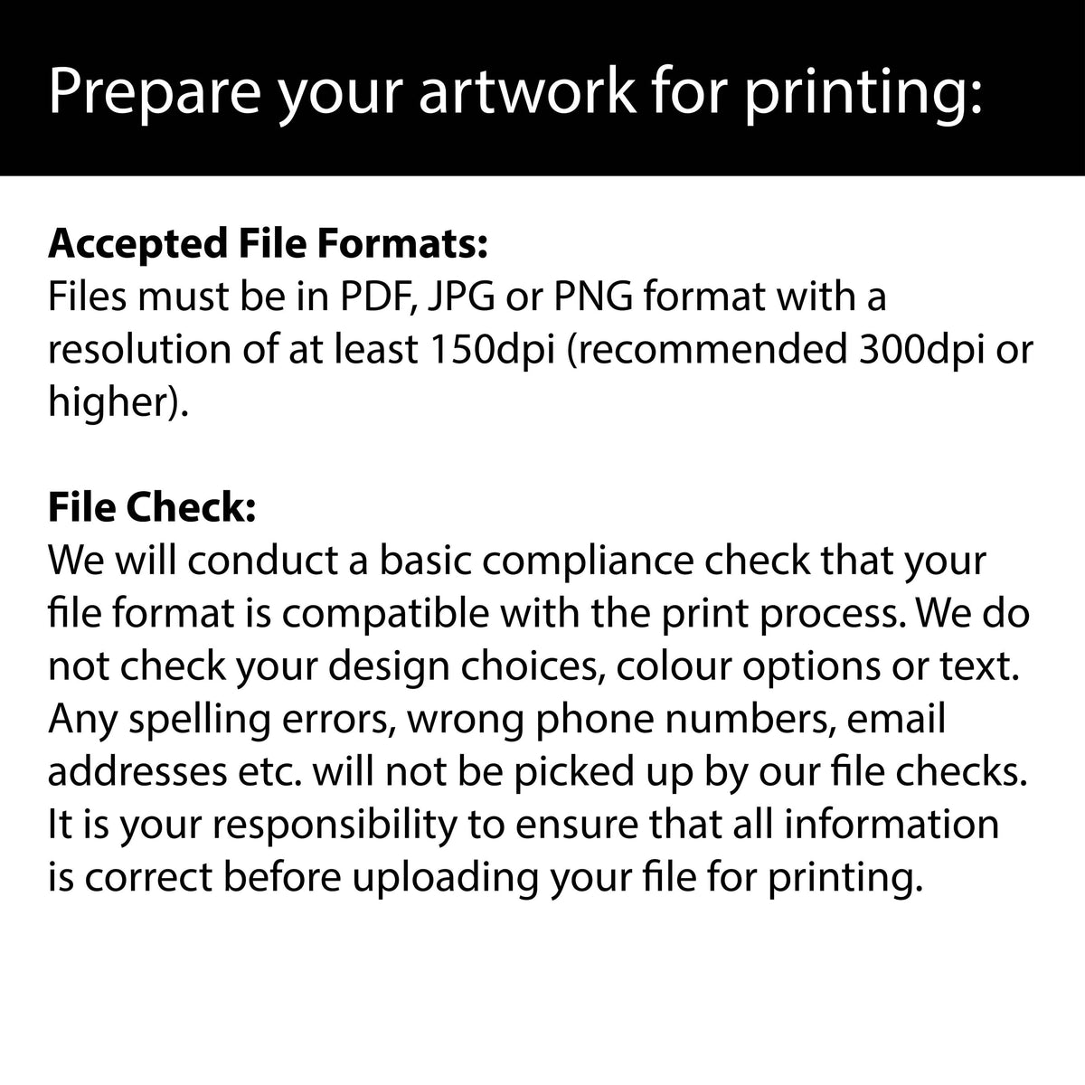 Business Cards - Print Your Own Design