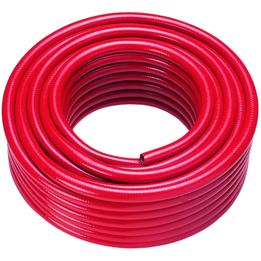 Red Microbore 6MM Window Cleaning Reel Hose 100M