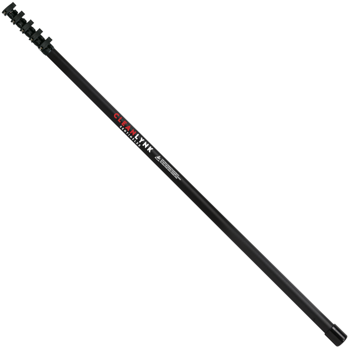 CleanLynk Sentinel22 V2 24T Anti Spin Carbon Fibre Water Fed Pole 22FT
