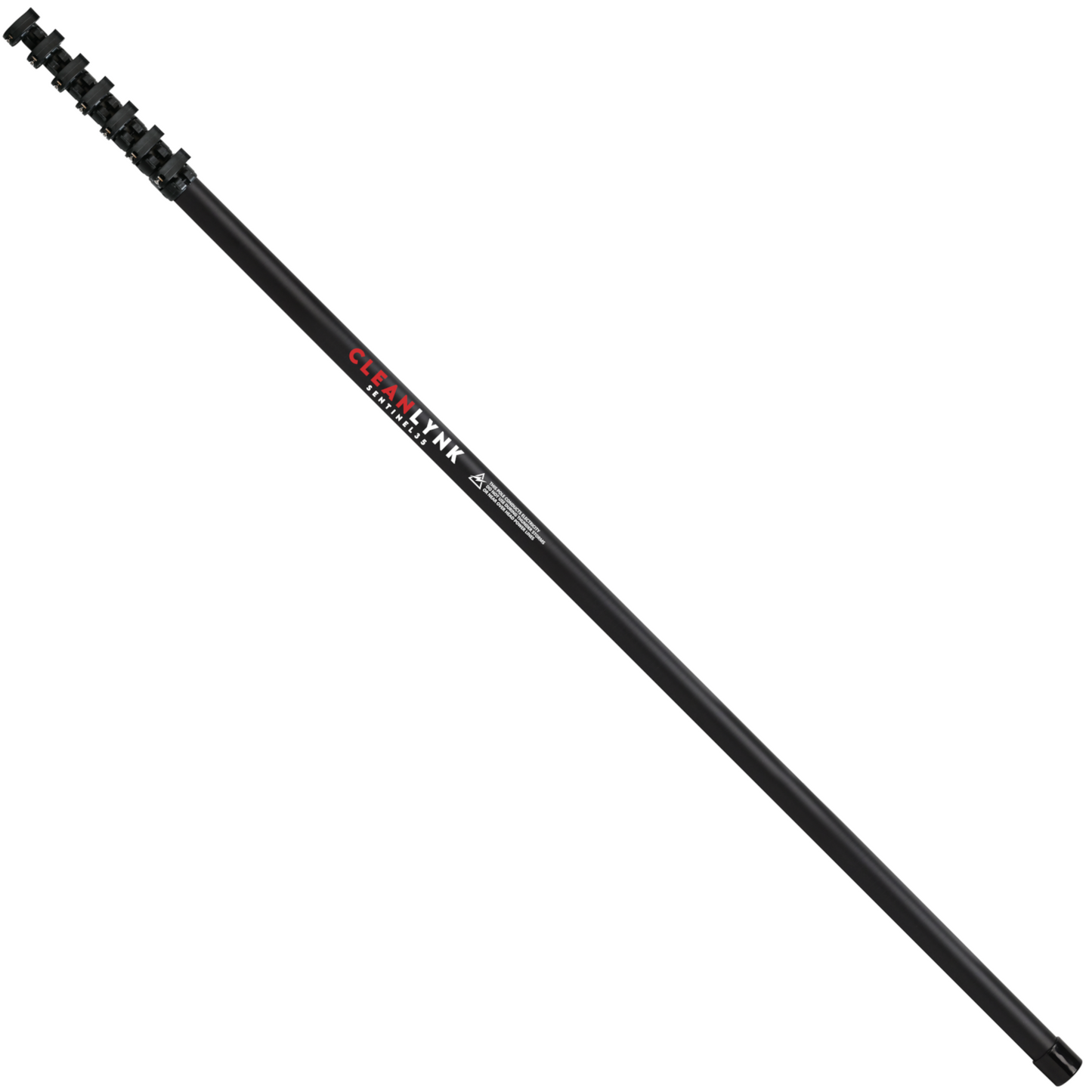 CleanLynk Sentinel35 V2 24T Anti Spin Carbon Fibre Water Fed Pole 35FT