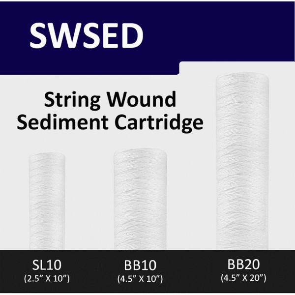 Wound Insert String String Wound 5 Micron Sediment Pre-Filter Cartridge – Cleanlynk Ltd
