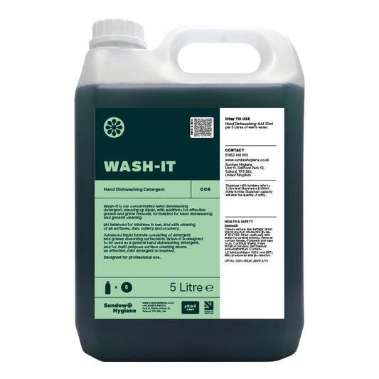 Sundew Hygiene "Wash-It" Concentrated Window Cleaning Soap - 5L
