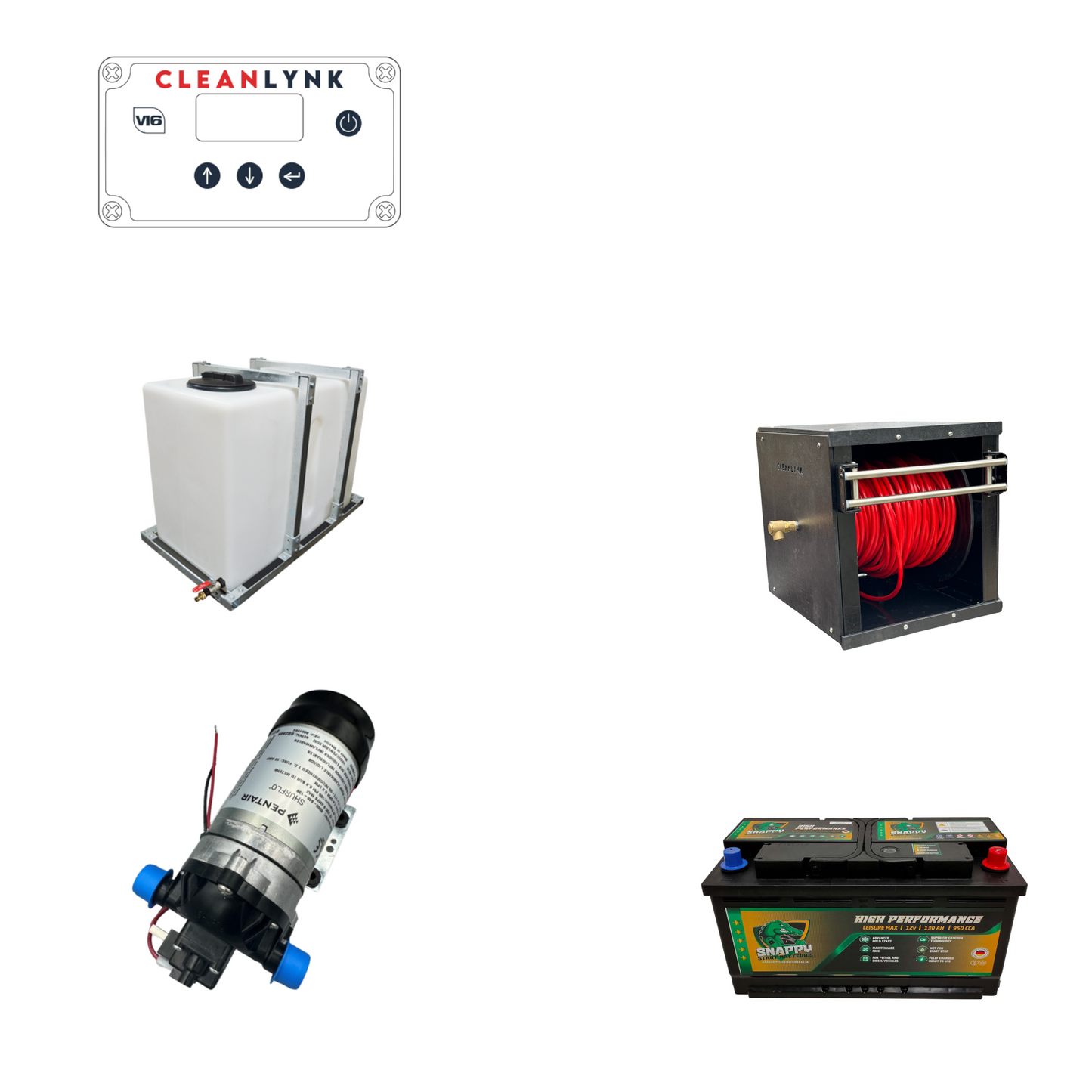 350L Single Operator Van Mounted Water Fed Pole Window Cleaning System