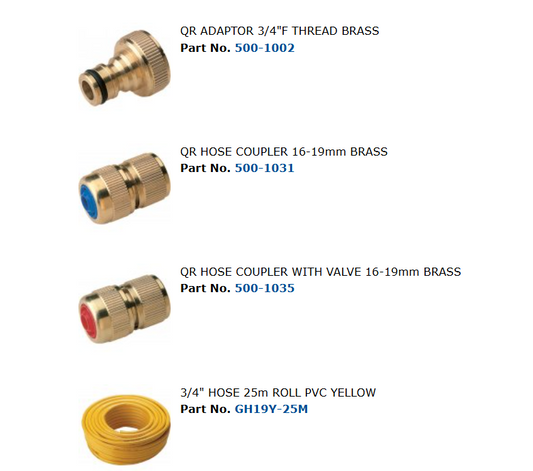 The "Ace of Sprays" 3/4" High Flow Outdoor Tap Connection Kit image 0