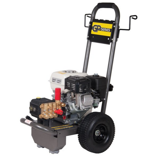 GP Series 10150 10 LPM 150 BAR Petrol Pressure Washer (Trolley Mounted) image 0