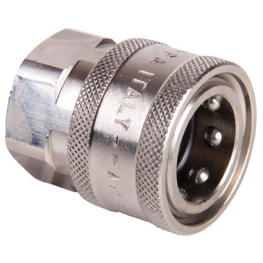 MAXI Nickel Plated Brass Quick Release Coupling 3/8" BSP Female image 0
