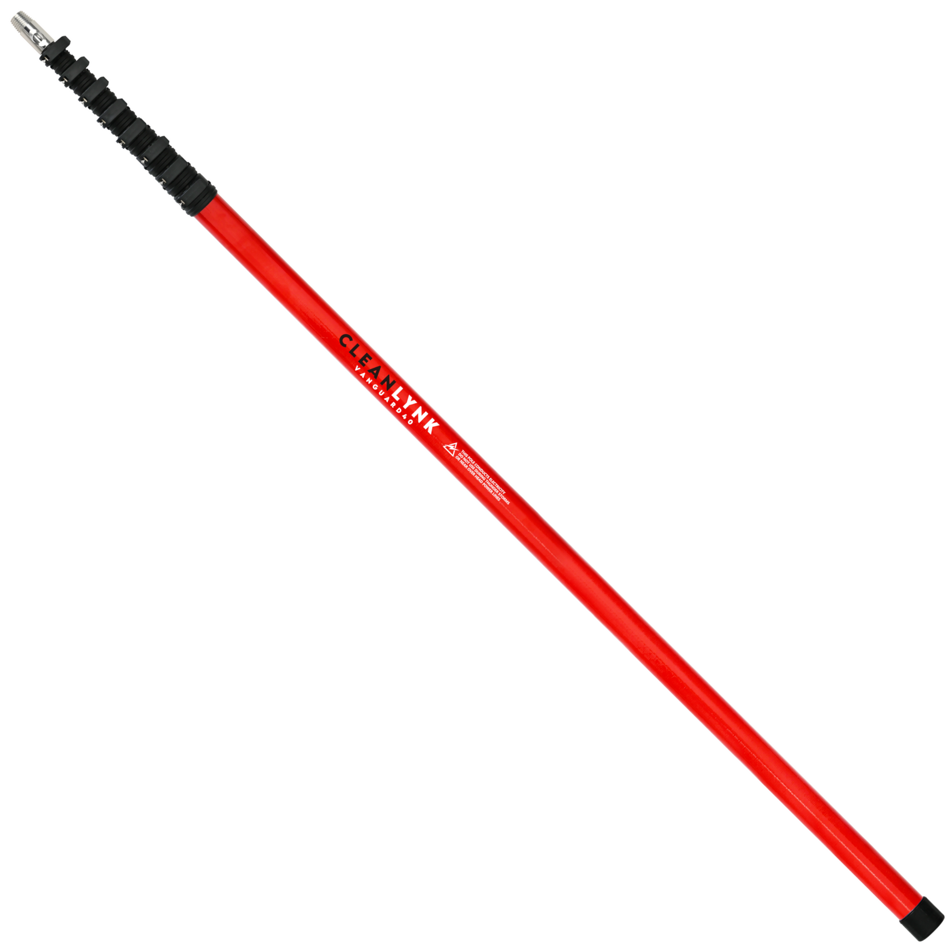 CleanLynk Vanguard40 Ultra HiMod Ultra Rigid Carbon Fibre (46T) Water Fed Pole 40FT image 0