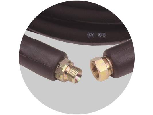 10M 3/8" 2W High Pressure Hose 400 BAR 3/8" BSP F x 3/8" BSP M image 0
